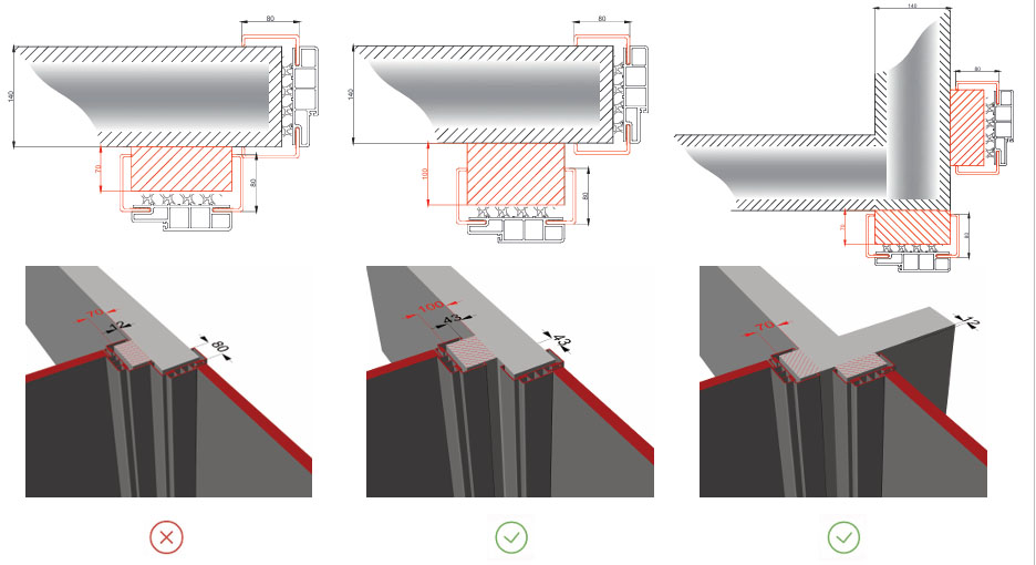 الزامات قبل از نصب درب درتک